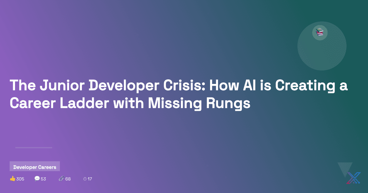 The Junior Developer Crisis: How AI is Creating a Career Ladder with Missing Rungs